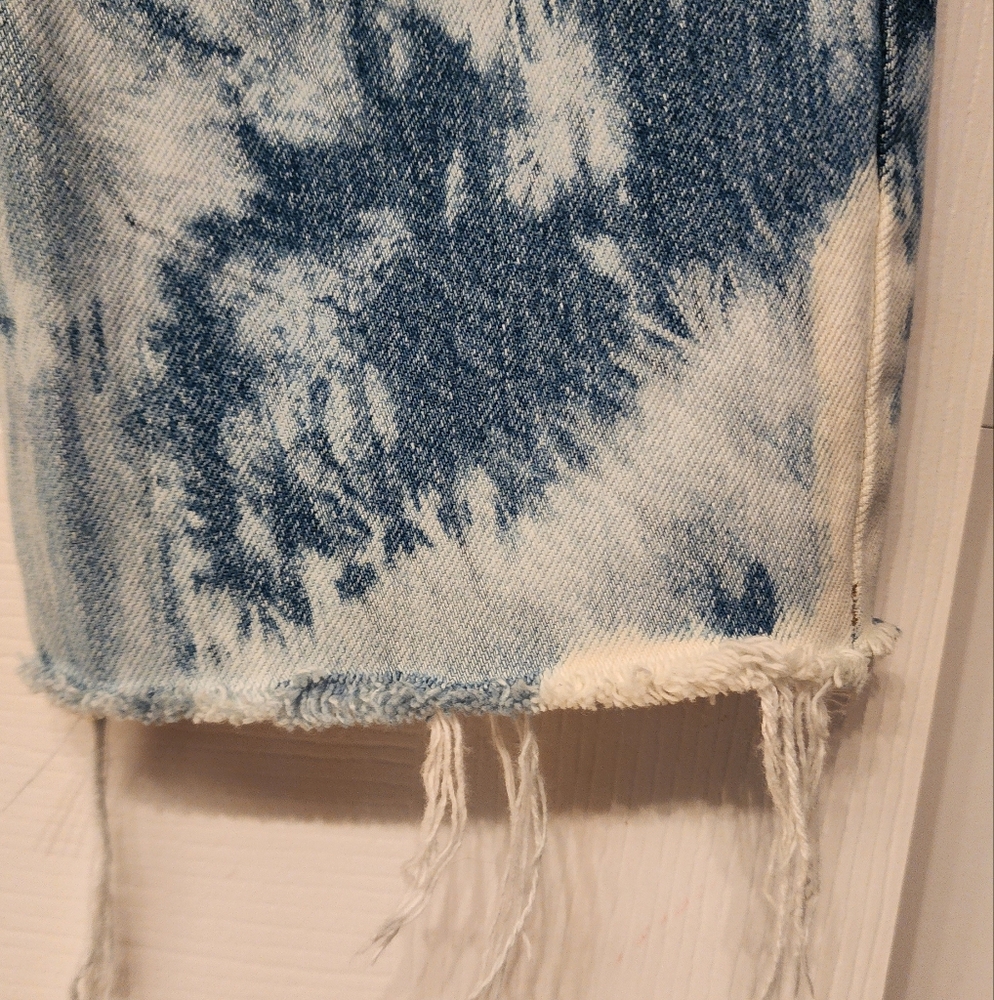 FRAME Le Original Bleached High Waist Straight Leg Jeans In Fresco Size 28 - Picture 5 of 16